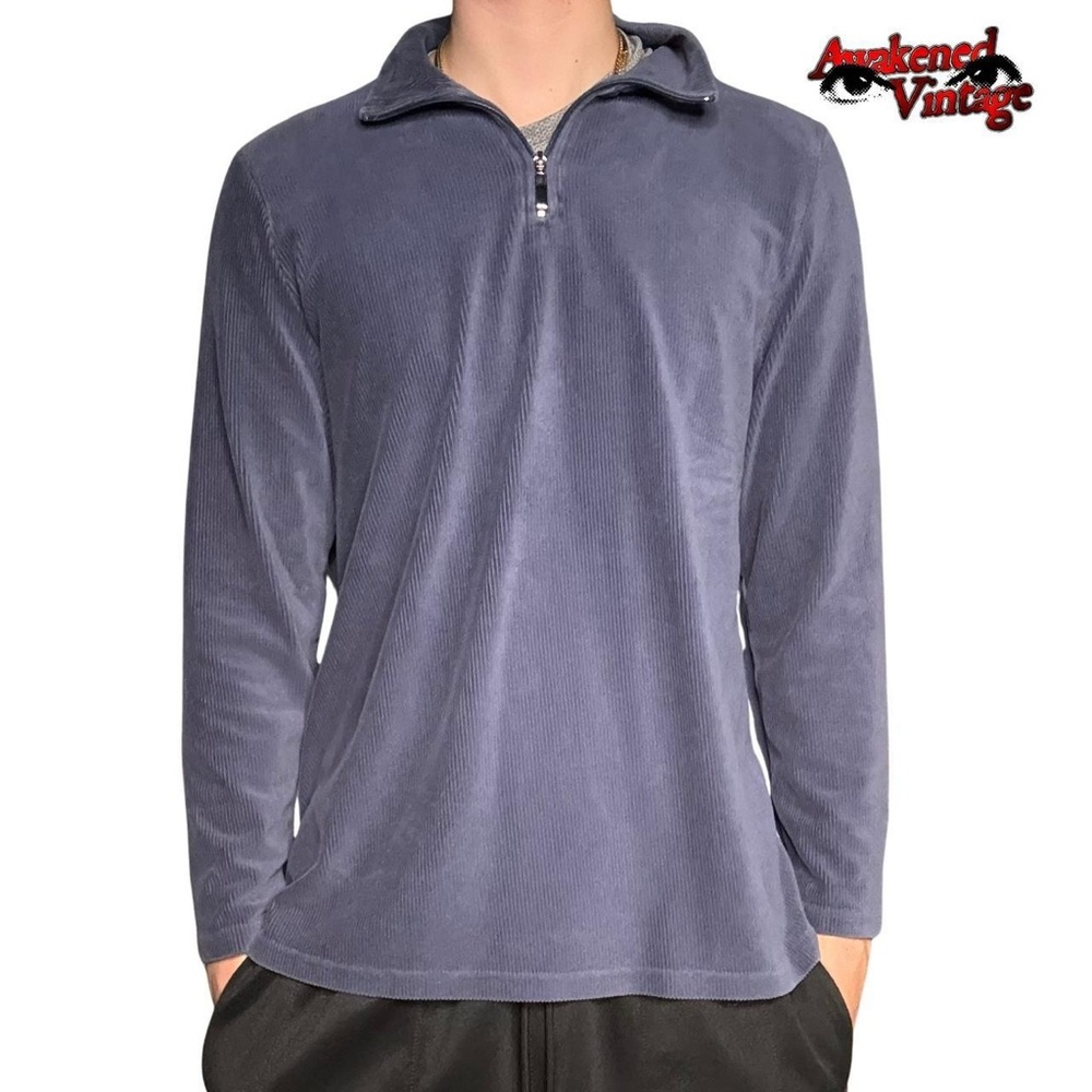 Vintage Quarter zip pullover sweatshirt village sport Liz Claiborne size S